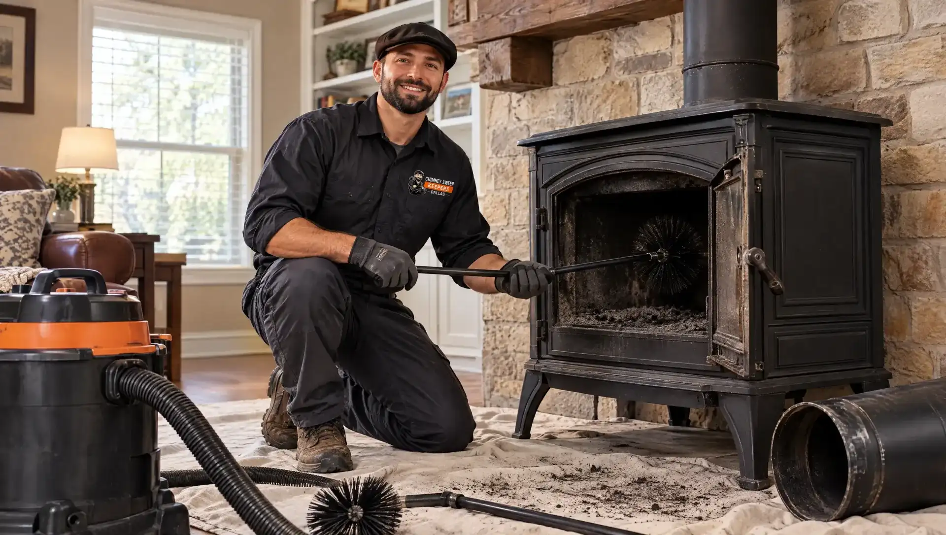 Wood Stove Installation in Dallas